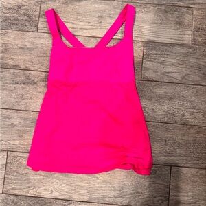 Lululemon tank top size 8 pow pink